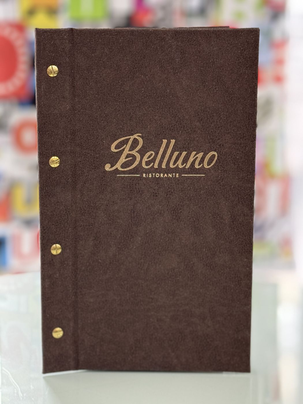 Speisekarte Natura Braun - Belluno