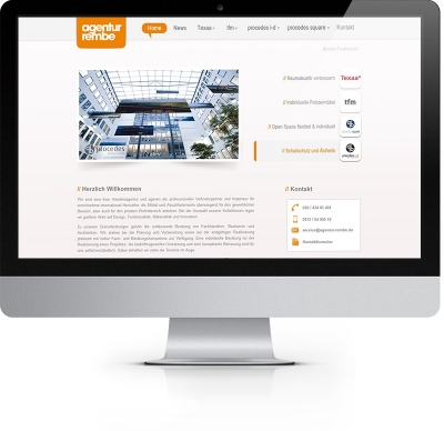 Webdesign Referenz - Agentur Rembe