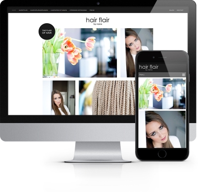 Webdesign Referenz - Hair flair