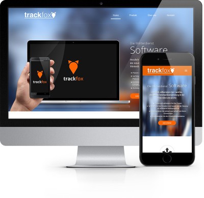 Webdesign Referenz - Trackfox