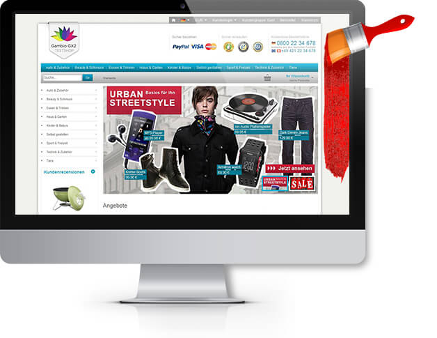 Webdesigner Berlin - Online-Shop Design